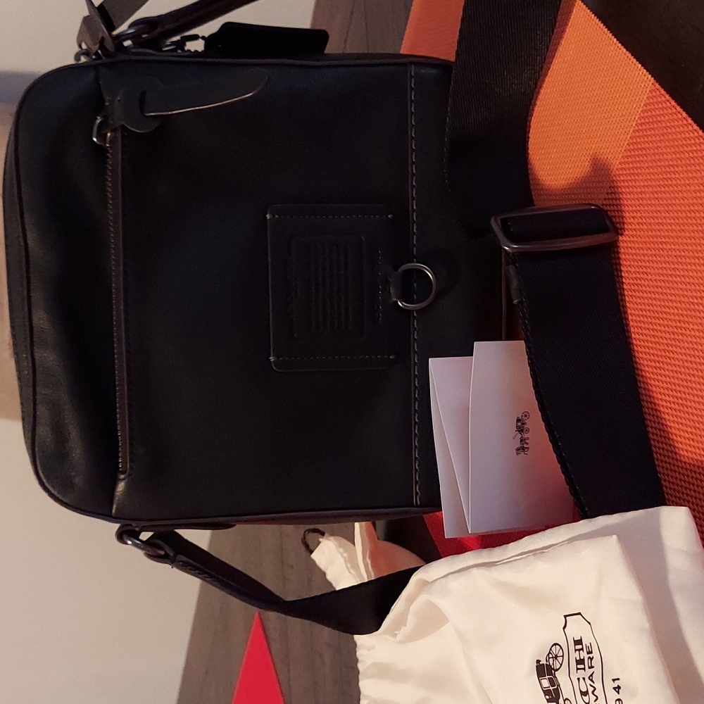 Mens coach satchel never used